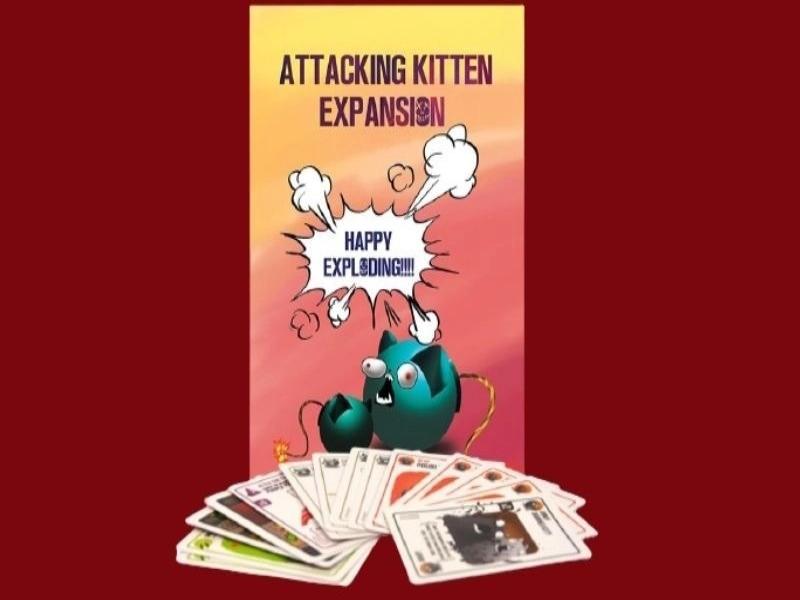 Mèo nổ nâng cao Attacking Kittens mang đến trải nghiệm kịch tính